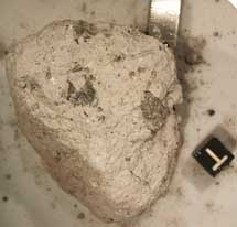 Roca recogida durante la misión ’Apollo 16’. | David A. Kring.